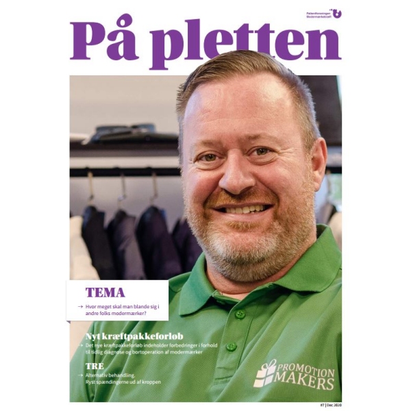 Interview i Patientforeningen Modermærkekræfts medlemsblad På Pletten